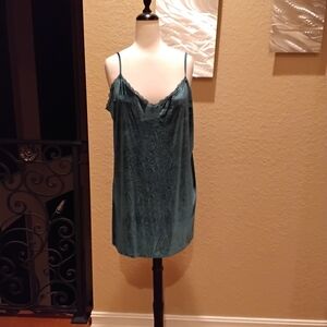 Victoria's Secret Teal Lace Chemise